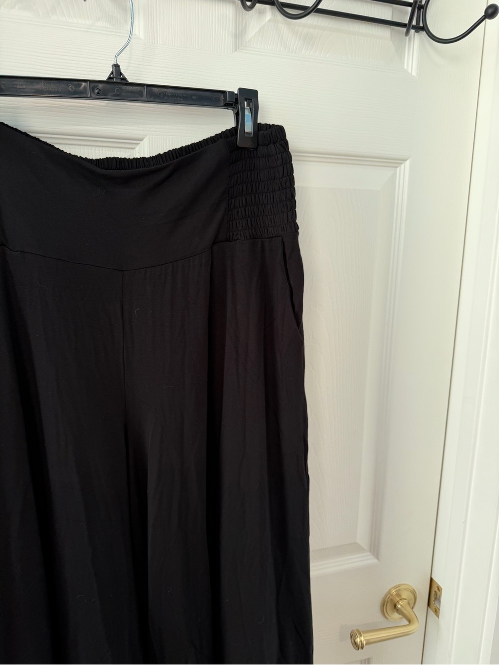 Torrid black Smocked Waist pants - Picture 2 of 5